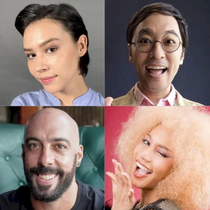 Headshot of professional actress and model available for casting